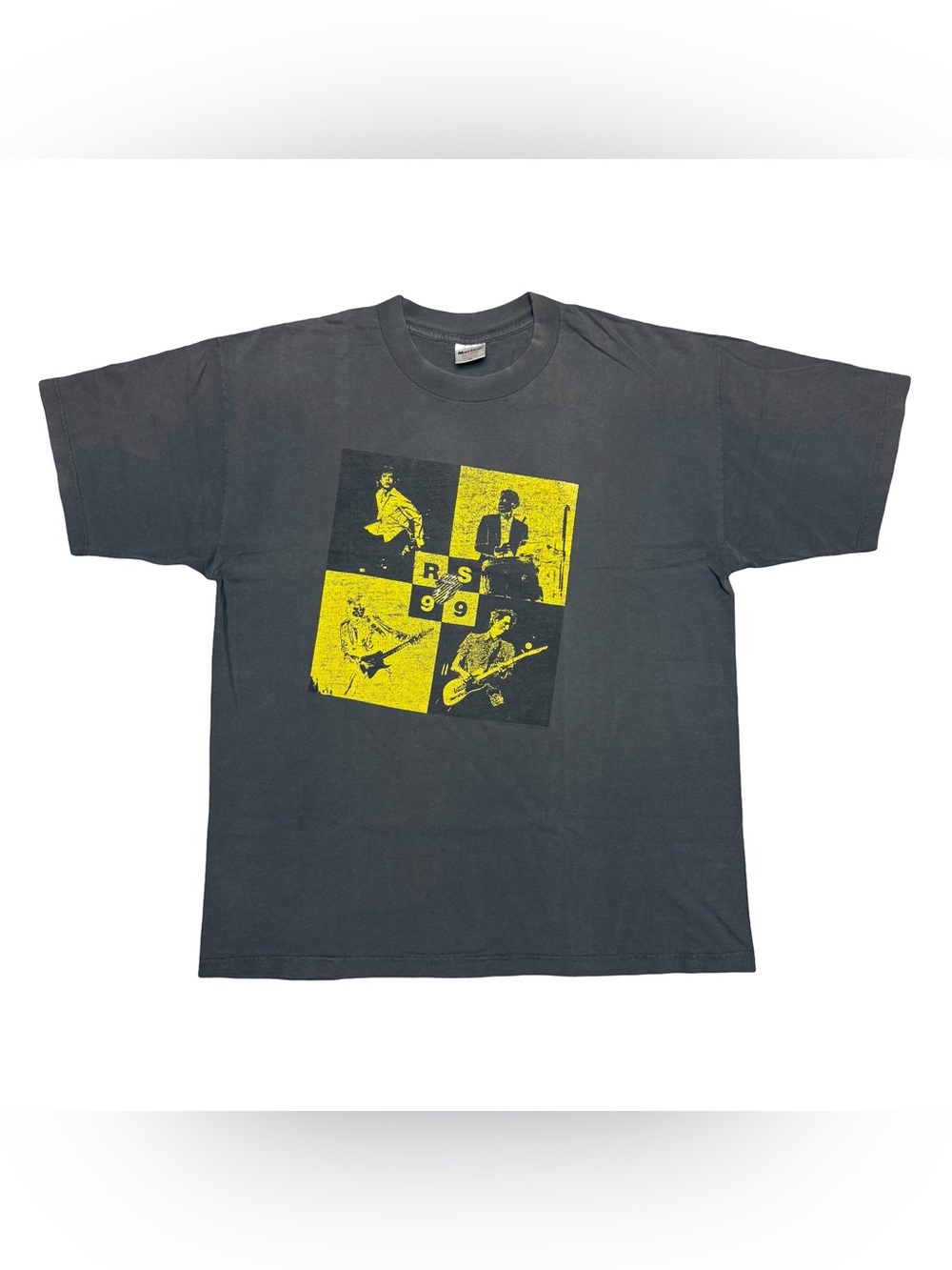 Vintage 1999 The Rolling Stones Tommy Hilfiger No Security Tour T-Shirt Gray XL